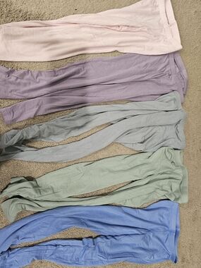 Kyte Baby Pastel Lounge Leggings Set - Pink, Lavender, Gray, Sage, Periwinkle